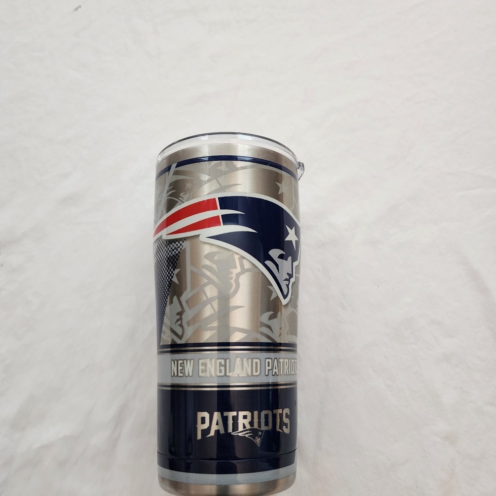 Patriots NFL Tervis 20oz Insulated Stainless Steel Tumbler with Lid New